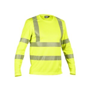 DASSY® Carterville Hoge zichtbaarheids-UV-T-shirt met lange mouwen 710037 - FLUOGEEL