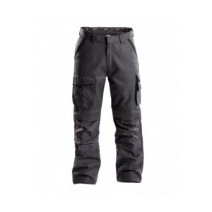 DASSY® Connor Canvas werkbroek met kniezakken 200893 - ANTRACIETGRIJS/ZWART