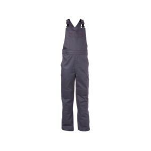 DASSY® Dakota Vlamvertragende bretelbroek met kniezakken 400142 - CEMENTGRIJS