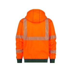 DASSY® Evans Hogezichtbaarheidshoodie 300380 - FLUO-ORANJE/FLESSENGROEN