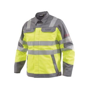 DASSY® Franklin Multinorm hoge zichtbaarheidsvest 300374 - FLUOGEEL/GRAFIETGRIJS