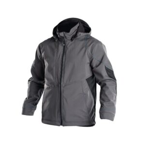 DASSY® Gravity Softshell jas 300396 - ANTRACIETGRIJS/ZWART