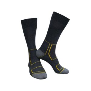 DASSY® Juno Wollen werksokken 720002 - ZWART/ANTRACIETGRIJS