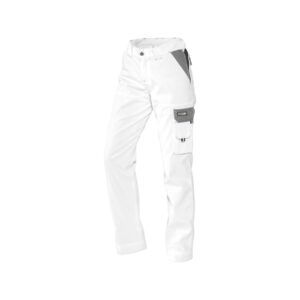 DASSY® Nashville Women Tweekleurige werkbroek voor dames 200681 - WIT/CEMENTGRIJS