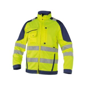 DASSY® Orlando Hoge zichtbaarheidsvest 300367 - FLUOGEEL/MARINEBLAUW