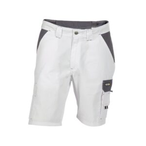 DASSY® Roma Tweekleurige werkshort 250024 - WIT/CEMENTGRIJS