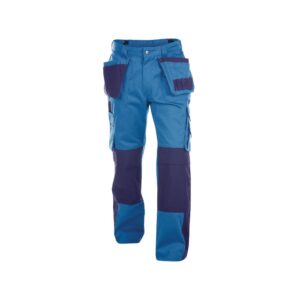 DASSY® Seattle Tweekleurige holsterzakkenbroek met kniezakken 200428 - KORENBLAUW/MARINEBLAUW