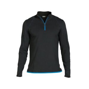 DASSY® Sonic T-shirt met lange mouwen 710012 - ZWART/AZUURBLAUW