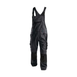 DASSY® Voltic Bretelbroek met kniezakken 400148 - ANTRACIETGRIJS/ZWART