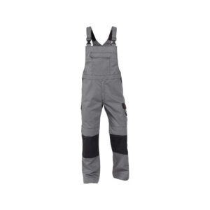 DASSY® Wilson Multinorm bretelbroek met kniezakken 400143 - GRAFIETGRIJS/ZWART