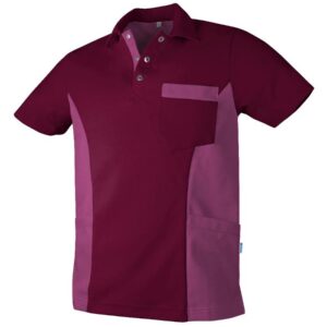 De Berkel DIETER Unisex polo cassis/dark magenta - magenta