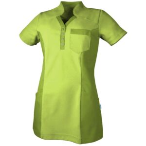 De Berkel DEBORA Dames polo kiwigroen/kiwigroen - kiwigroen/kiwigroen