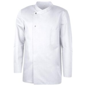 De Berkel BALDER - Heren koksbuis met stretch +borstzak wit - wit