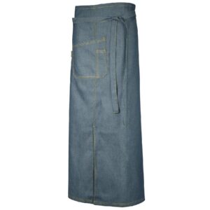 De Berkel Bistro sloof Denim jeansblauw - jeansblauw