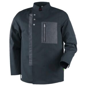 De Berkel NATHAN - Heren koksbuis zwart/zwart denim - denim