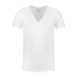 SANTINO T-shirt Jort V-neck - White