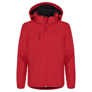 Clique Classic Softshell Jkt Junior 200909 - rood