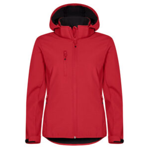 Clique Classic Softshell Hoody Jacket Women 200917 - rood