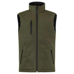 Clique Padded Softshell Vest 020958 - mistgroen