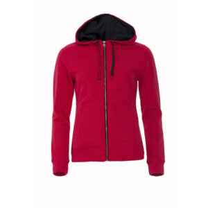 Clique Classic Hoody Full Zip Ladies 021045 - rood