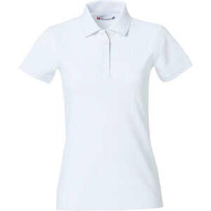 Clique Heavy Premium Polo Ladies 028261 - wit
