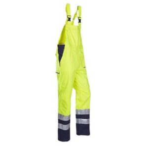 Sioen 015V Bayonne broek - fluo geel/marineblauw
