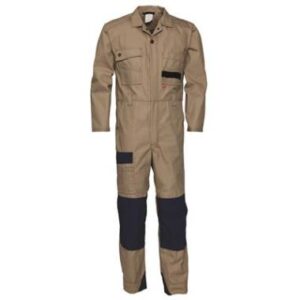 HAVEP 20012 overall - kaki/marineblauw