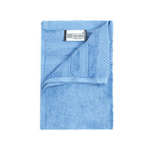 The one Bamboe Gastendoek 30 x 50 cm T1-Bamboo30 borduren - Aqua Azure