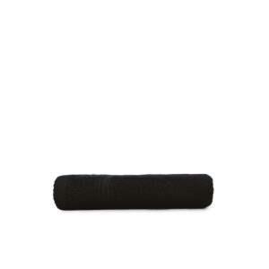 The one Gerecycleerde Klassieke Handdoek 50 x 100 cm T1-R50 borduren - Black