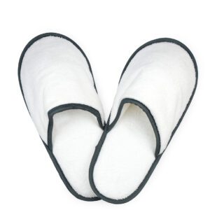 The one Pantoffels T1-Slipper borduren - White/Anthracite