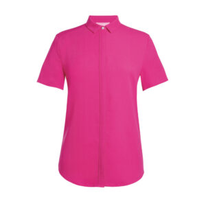 Brook Taverner DISC Venezia S/S Crepe Blouse 2299 - Fuchsia