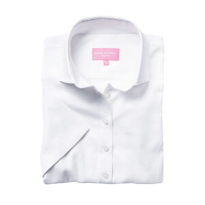 Brook Taverner Victoria Ladies' S/S Blouse 2320 - White
