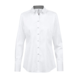 Greiff D blouse 1/1 RF Premium 65621-1200 - wit/contrast grijs