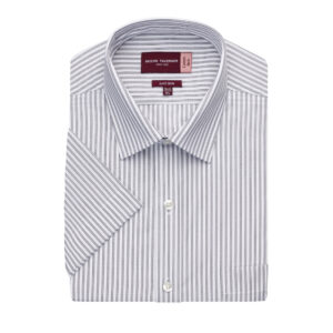 Brook Taverner Roccella Men's S/S Shirt 7542 - White/grey