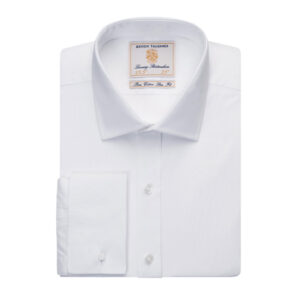 Brook Taverner Chelford Men's L/S Shirt 7643 - Wht Poplin