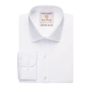 Brook Taverner Chelsea Men's L/S Shirt 7762 - Wht Poplin