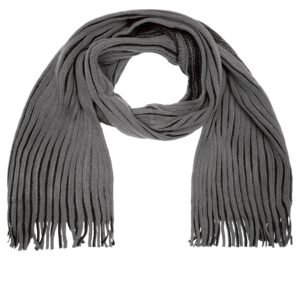 myrtle beach Ribbed Scarf MB7989 - anthracite/black
