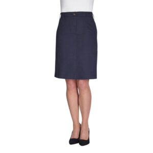 Brook Taverner DISC Austin Chino Skirt 2302 - Navy