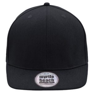 myrtle beach 6 Panel Pro Cap Style MB6634 - black/black