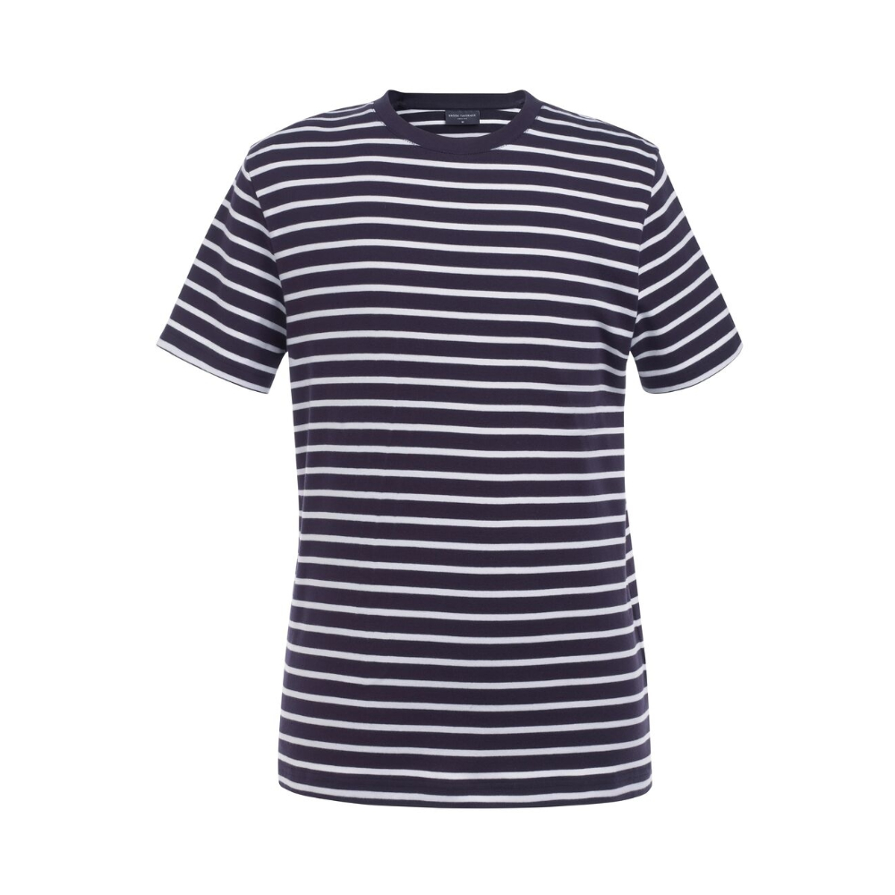 Brook Taverner Edmund S/S Breton Top 4721 - Navy/White