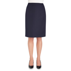 Brook Taverner Pluto Straight Skirt 2258 - Navy
