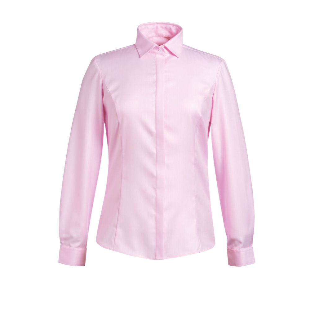 Brook Taverner Prosecco Ladies' L/S Blouse 2283 - Pink H/B